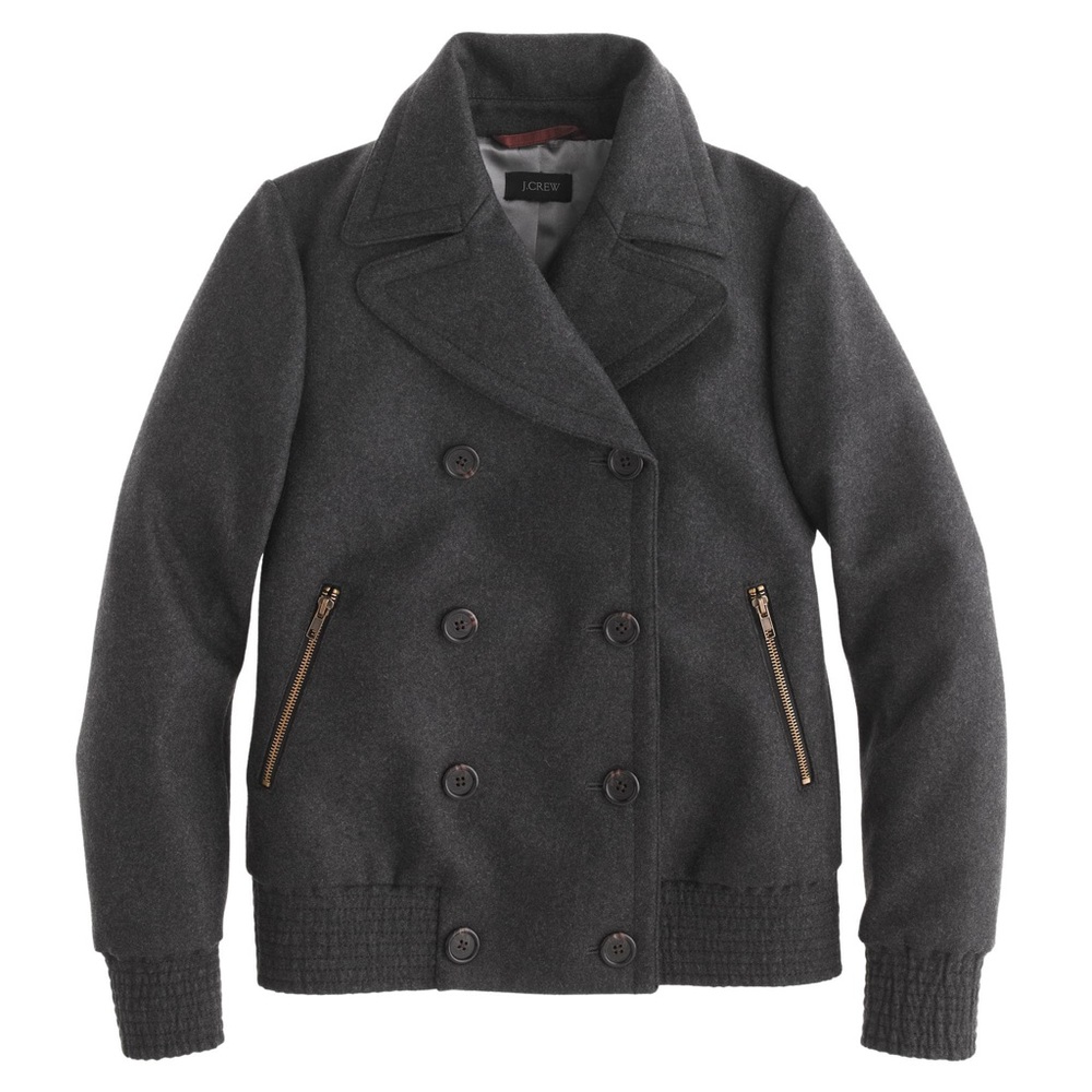 J. Crew wool peacoat bomber jacket